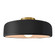 Large Spire Semi-Flush (254|CER-6345-BLK-BRSS-LED1-700)