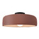 Large Spire Semi-Flush (254|CER-6345-CLAY-MBLK)
