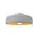 Medium Spire Semi-Flush (254|CER-6343-MTGD-NCKL-LED1-700)