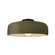 Medium Spire Semi-Flush (254|CER-6343-MGRN-MBLK-LED1-700)