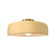 Medium Spire Semi-Flush (254|CER-6343-MYLW-BRSS)