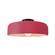 Medium Spire Semi-Flush (254|CER-6343-CRSE-MBLK)