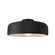 Medium Spire Semi-Flush (254|CER-6343-BLK-MBLK-LED1-700)