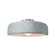Medium Spire Semi-Flush (254|CER-6343-CONC-NCKL)