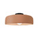 Medium Spire Semi-Flush (254|CER-6343-ADOB-MBLK)