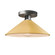 Flare Semi-Flush (254|CER-6330-MYLW-NCKL-LED1-700)