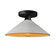 Flare Semi-Flush (254|CER-6330-MTGD-MBLK-LED1-700)