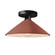 Flare Semi-Flush (254|CER-6330-CLAY-MBLK-LED1-700)
