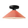 Flare Semi-Flush (254|CER-6330-BSH-MBLK)