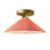 Flare Semi-Flush (254|CER-6330-BSH-BRSS)