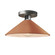 Flare Semi-Flush (254|CER-6330-ADOB-NCKL)
