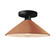 Flare Semi-Flush (254|CER-6330-ADOB-MBLK)