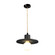 Saucer Pendant (254|CER-6325-CRB-MBLK-BEIG-TWST)