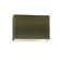 Large ADA Wide Rectangle LED Wall Sconce - Closed Top (254|CER-5650-MGRN-LED2-2000)