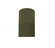 Small ADA Pleated Cylinder (254|CER-5740-MGRN)