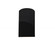Small ADA Pleated Cylinder (254|CER-5740-BLK)