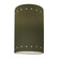 Small LED Cylinder w/ Perfs - Closed Top (Outdoor) (254|CER-0990W-MGRN-LED1-1000)