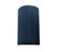 Large ADA LED Pleated Cylinder (Outdoor) (254|CER-5745W-MID)