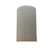 Large ADA LED Pleated Cylinder (Outdoor) (254|CER-5745W-MAT)