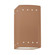Small Rectangle w/ Perfs - Open Top & Bottom (254|CER-0925-ADOB)