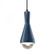Erlen 1-Light Pendant (254|CER-6520-MID-MBLK-BKCD)