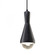 Erlen 1-Light Pendant (254|CER-6520-CRB-MBLK-BKCD)