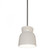Large Hourglass Pendant (254|CER-6515-WHT-NCKL-RIGID)