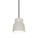 Large Hourglass Pendant (254|CER-6515-WHT-MBLK-RIGID)
