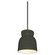 Large Hourglass LED Pendant (254|CER-6515-PWGN-NCKL-RIGID-LED1-700)