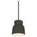 Large Hourglass LED Pendant (254|CER-6515-PWGN-MBLK-RIGID-LED1-700)