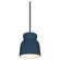 Large Hourglass LED Pendant (254|CER-6515-MID-MBLK-RIGID-LED1-700)