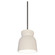 Large Hourglass LED Pendant (254|CER-6515-MAT-NCKL-RIGID-LED1-700)