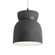 Large Hourglass LED Pendant (254|CER-6515-GRY-DBRZ-RIGID-LED1-700)