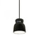 Large Hourglass Pendant (254|CER-6515-CRB-MBLK-RIGID)