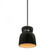 Large Hourglass Pendant (254|CER-6515-CBGD-NCKL-RIGID)