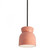 Large Hourglass LED Pendant (254|CER-6515-BSH-MBLK-RIGID-LED1-700)