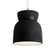 Large Hourglass LED Pendant (254|CER-6515-BLK-ABRS-RIGID-LED1-700)