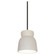 Large Hourglass LED Pendant (254|CER-6515-BIS-MBLK-RIGID-LED1-700)