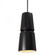 Small Cone 1-Light LED Pendant (254|CER-6430-CRB-NCKL-RIGID-LED1-700)