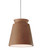 Small Trapezoid Pendant (254|CER-6425-TERA-NCKL-RIGID)