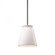 Small Trapezoid Pendant (254|CER-6425-MAT-NCKL-RIGID)