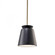 Small Trapezoid LED Pendant (254|CER-6425-CRB-ABRS-RIGID-LED1-700)