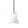 Small Trapezoid Pendant (254|CER-6425-BIS-DBRZ-RIGID)
