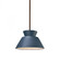 Trapezoid 1-Light Pendant (254|CER-6420-MID-DBRZ-RIGID)