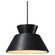 Trapezoid 1-Light LED Pendant (254|CER-6420-CRB-MBLK-RIGID-LED1-700)