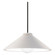 Trapezoid 1-Light LED Pendant (254|CER-6420-BIS-MBLK-RIGID-LED1-700)