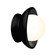 Mini Coupe Wall Sconce (254|CER-3035-BLK)