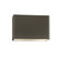 Large ADA Wide Rectangle LED Wall Sconce - Open Top & Bottom (254|CER-5655-PWGN-LED2-2000)