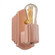Deco Rectangle w/ No Shade Wall Sconce (254|CER-7041-BSH-BRSS)