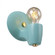 Ovalesque w/ No Shade Wall Sconce (254|CER-7021-RFPL-BRSS)